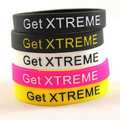 Debossed Silicone Wristband w/One Color Fill